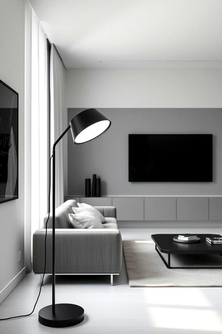 Minimalist Black Floor Lamp - 30 Living Room Floor Lamp Ideas and Inspiration