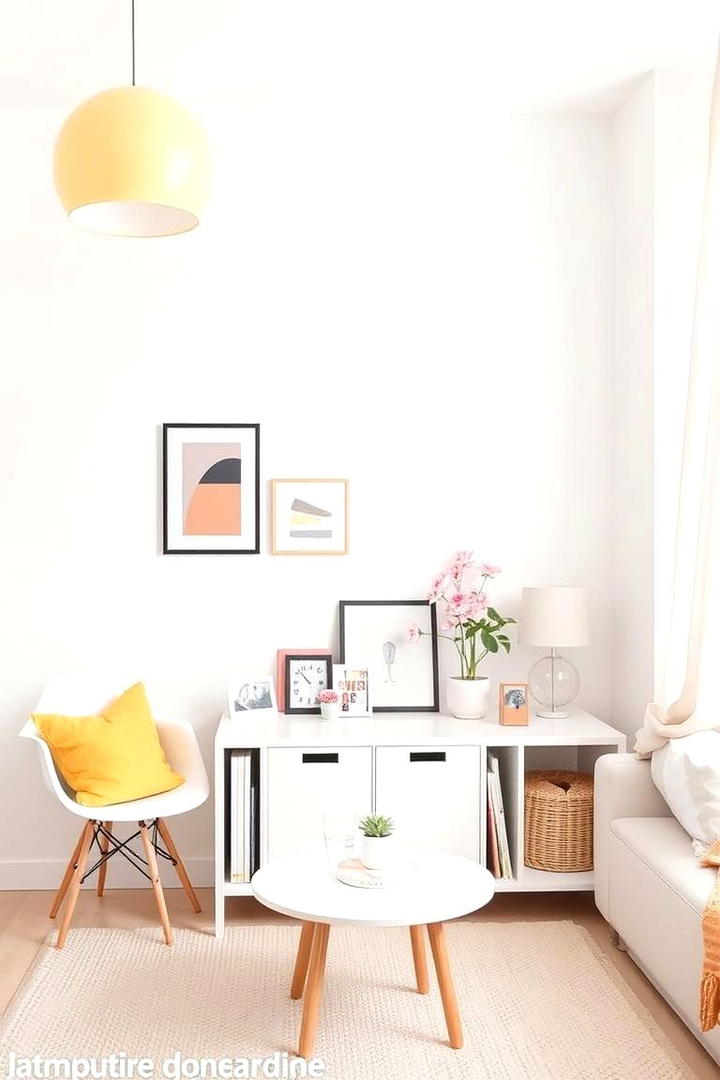 Minimalist Design Accents - 30 How to Decorate With Yellow and Pink