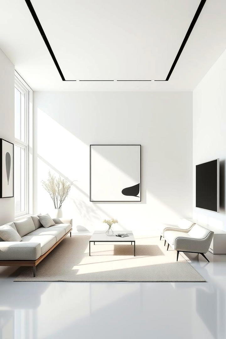 Minimalist Modern Art - 30 Wall Painting Ideas of Any Room