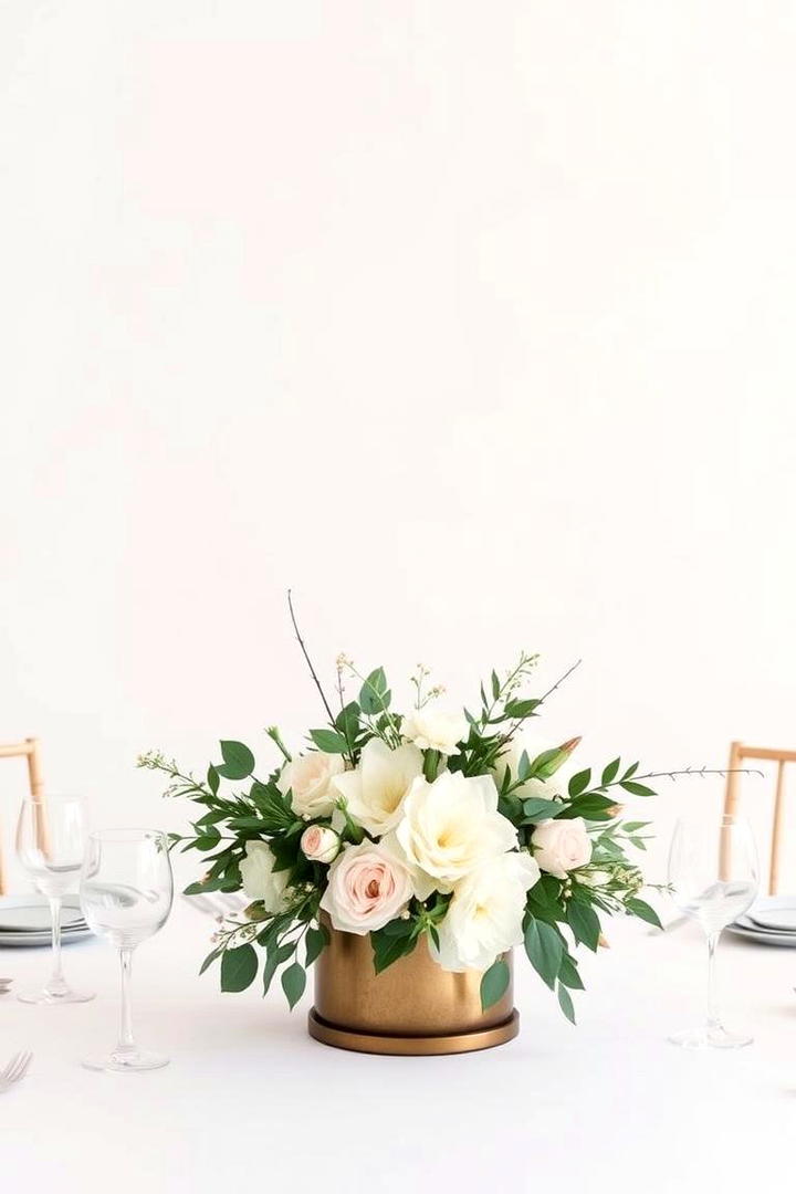 Minimalist Modern Art - 30 non-floral wedding centerpiece ideas