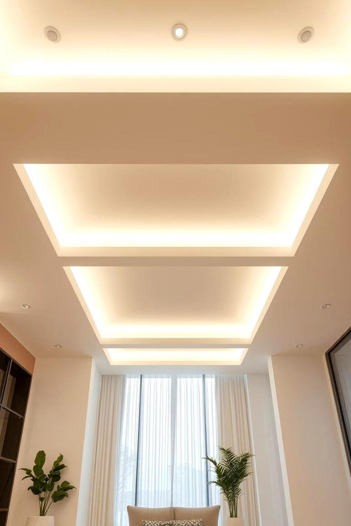 Minimalist Pop Lighting - 30 Pop Ceiling Design Ideas