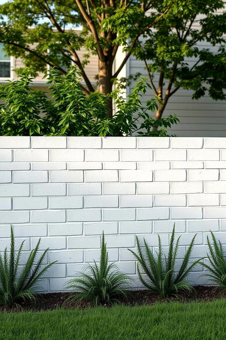 Minimalist Urban Chic - 30 Cinder Block Fence Ideas