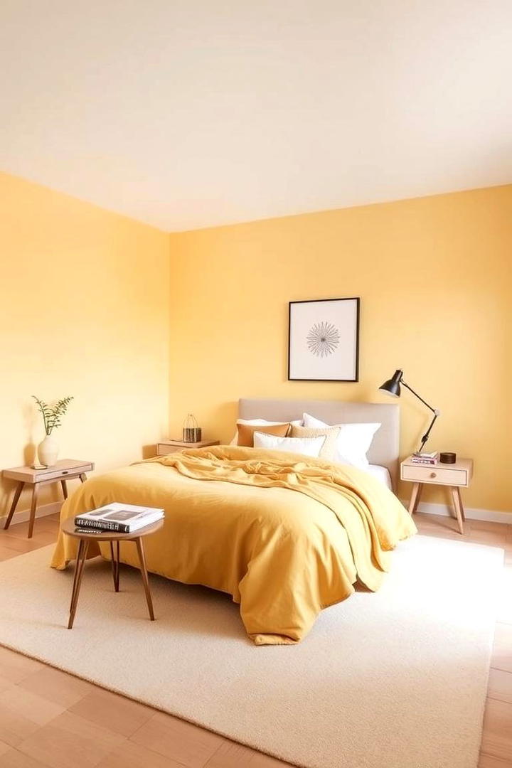 Minimalist Yellow Decor - 30 Yellow Bedroom Ideas