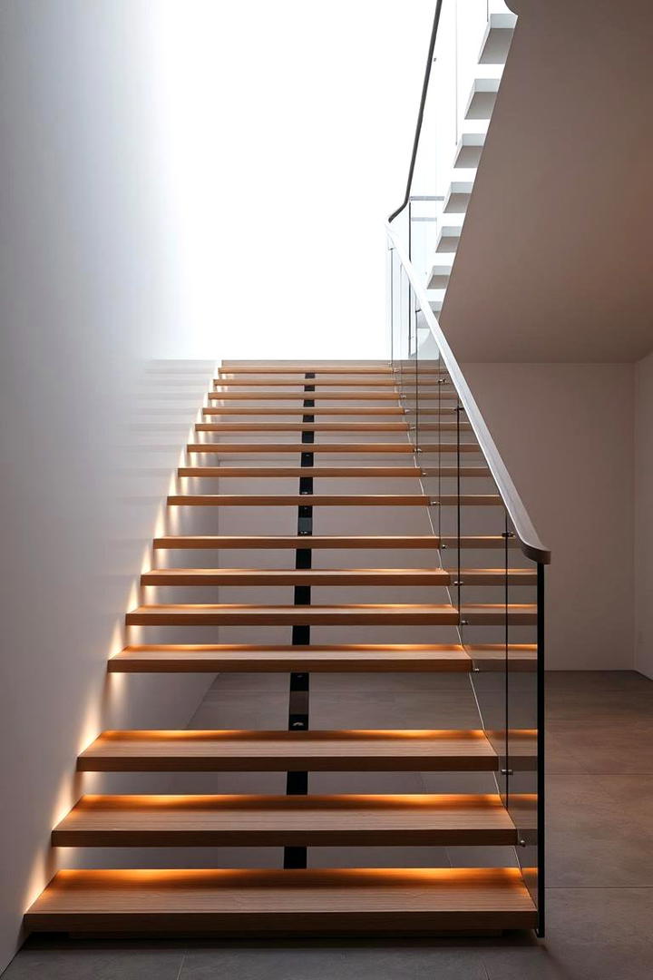 Minimalistic Floating Staircase - 30 Modern Staircases