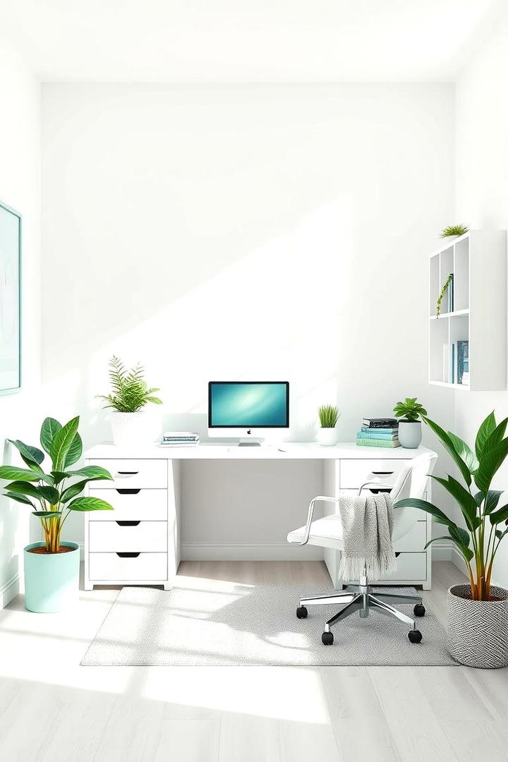 Minty Fresh Vibe - 30 Home Office Paint Colors