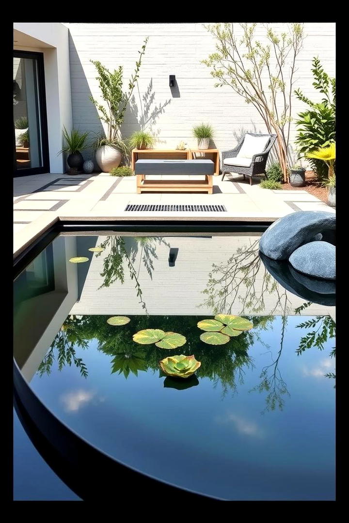 Mirror Surface Pond - 30 Backyard Pond Ideas