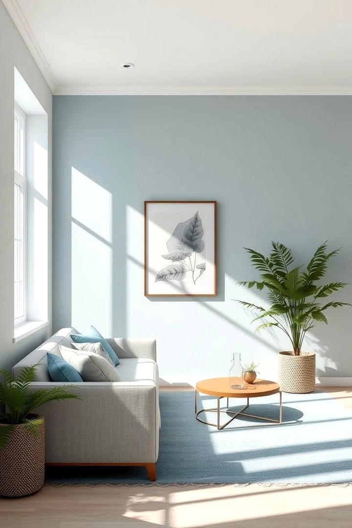 Misty Blue and Fern Muted Elegance - 30 Blue and Green Color Combos for Decorating