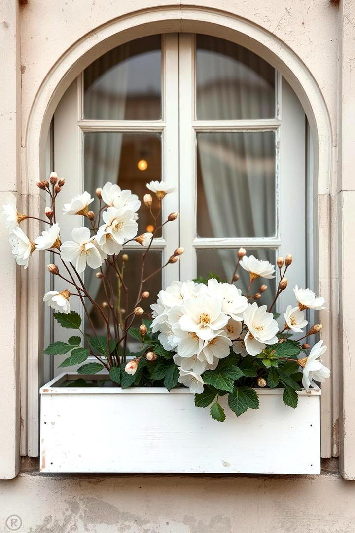 Misty Morning Blossoms - 30 Fall Window Box Ideas