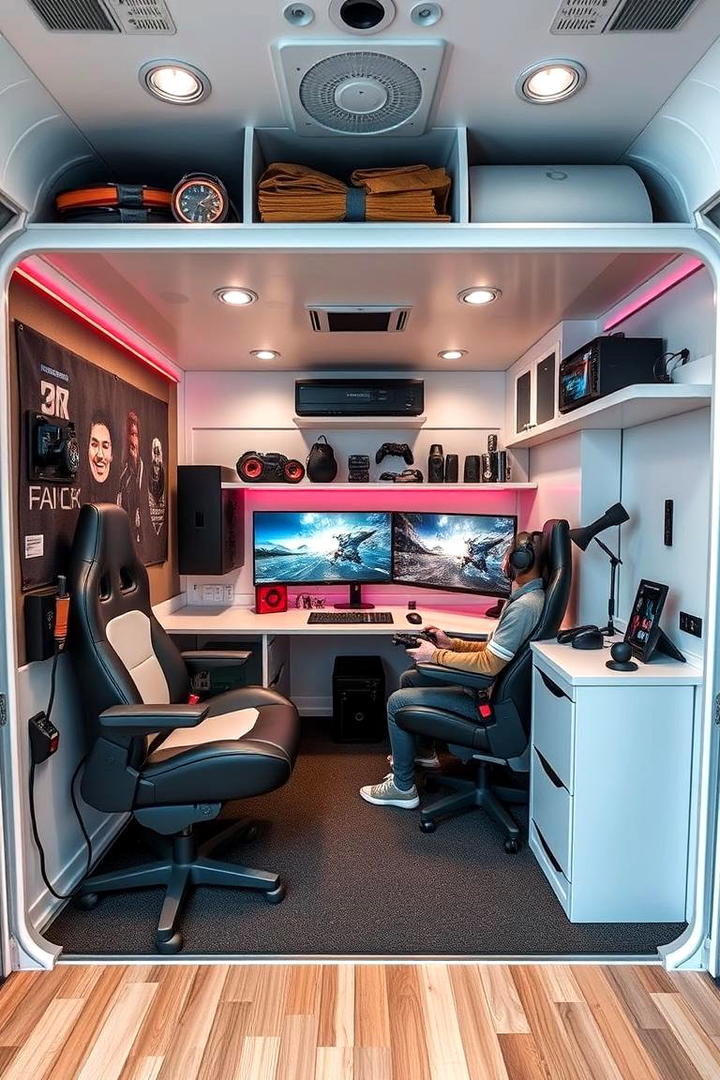 Mobile Gaming Studio - 30 Game Room Ideas