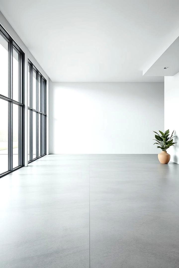 Modern Concrete Minimalism - 30 Concrete Floor Ideas