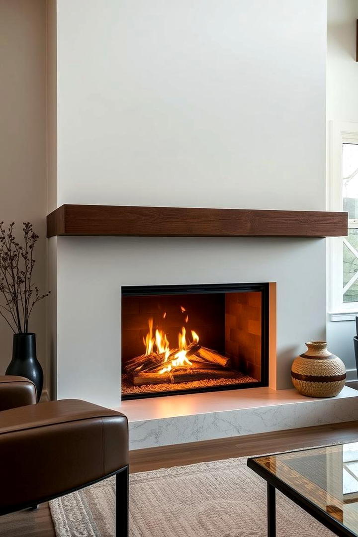 Modern French Fusion - 30 French Country Fireplace Ideas