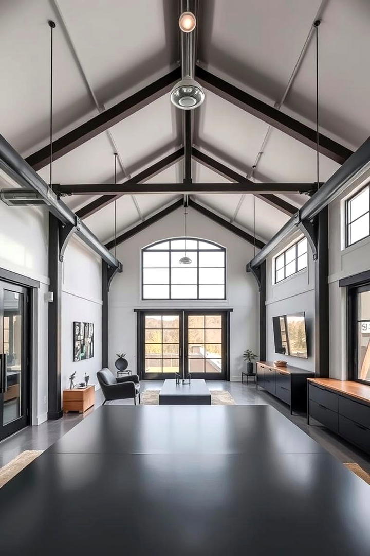 Modern Industrial Edge - 30 Barndominium Interior Ideas