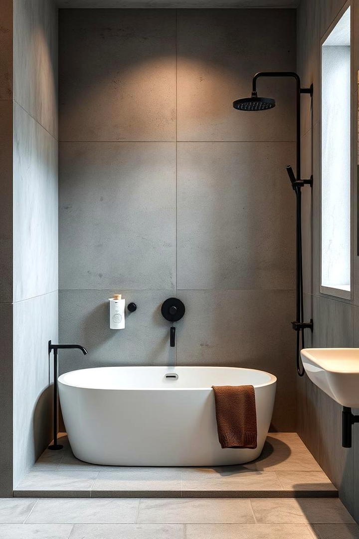 Modern Industrial Look - 30 Tub-shower Combo Ideas