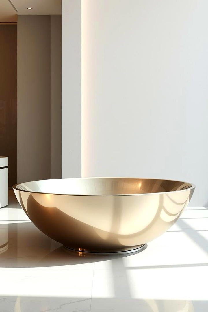 Modern Metallic Dough Bowl Accents - 30 Dough Bowl Decor Ideas