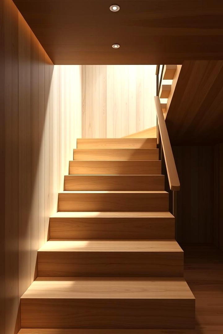 Modern Minimalism - 30 Wooden Staircase Ideas