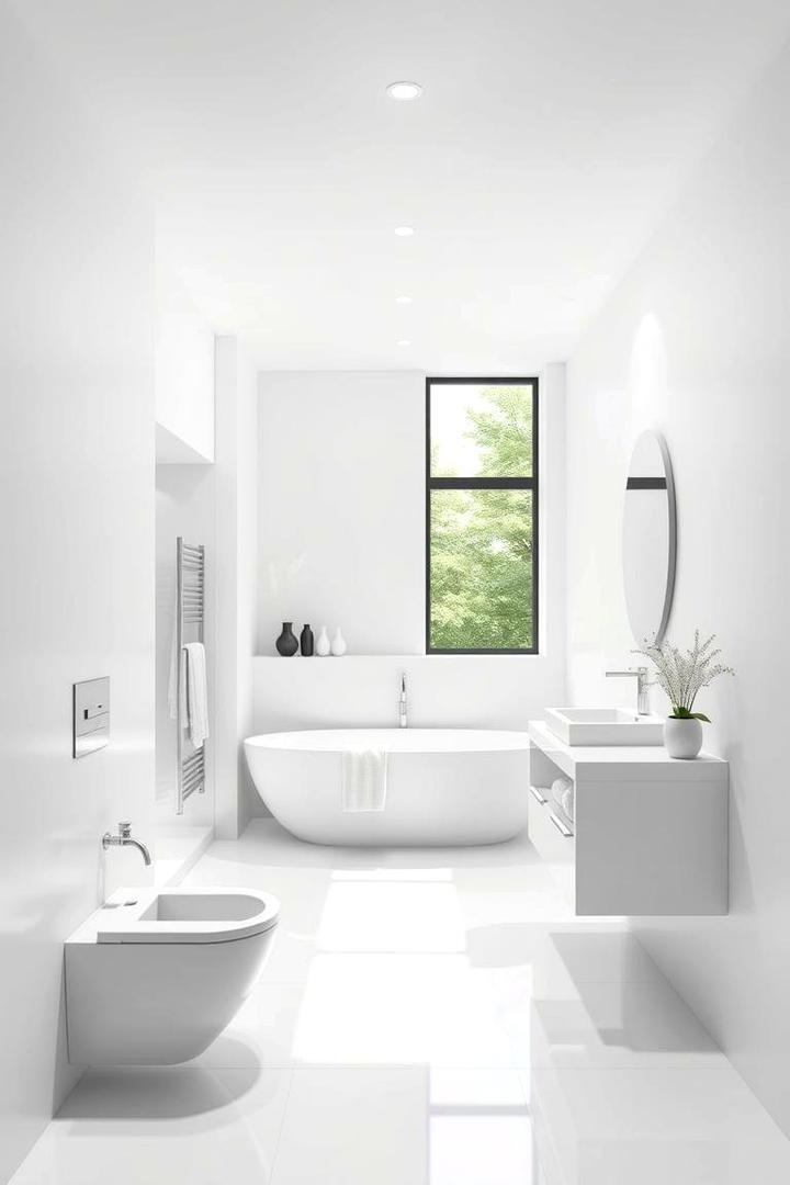 Modern Minimalist Bathroom - 30 Bathroom Decor Ideas