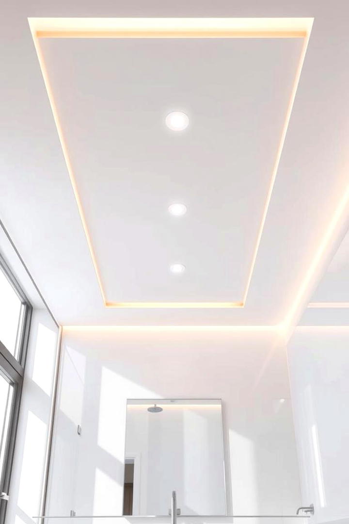 Modern Minimalist Ceiling Design - 30 Bathroom Ceiling Ideas