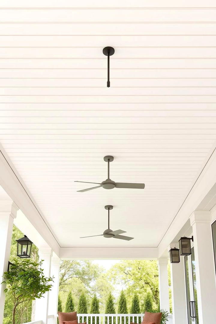 Modern Minimalist Ceiling - 30 Porch Ceiling Ideas