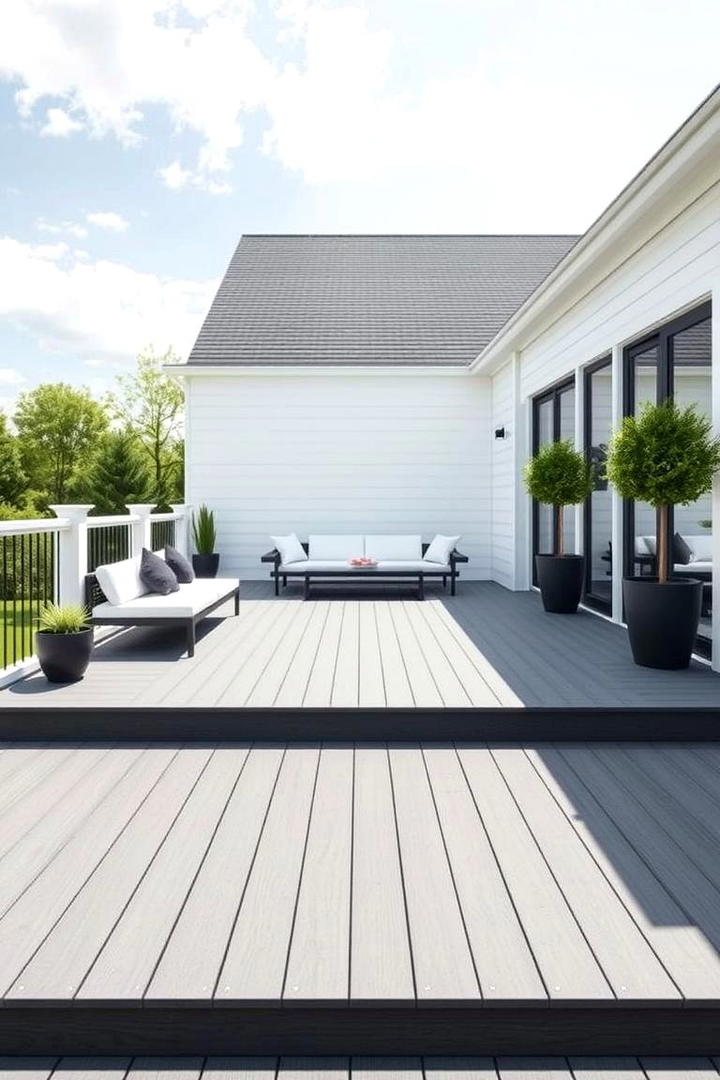 Modern Minimalist Contrast - 30 Two Tone Deck Color Schemes