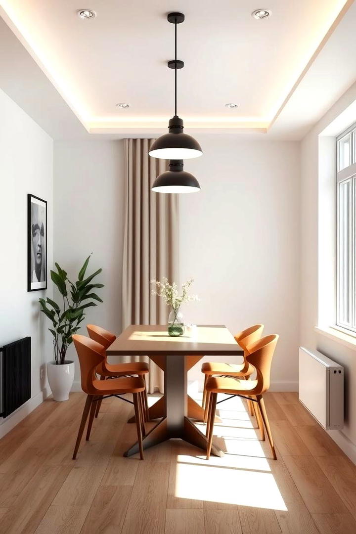 Modern Minimalist Fixtures - 30 Small Dining Room Lighting Ideas