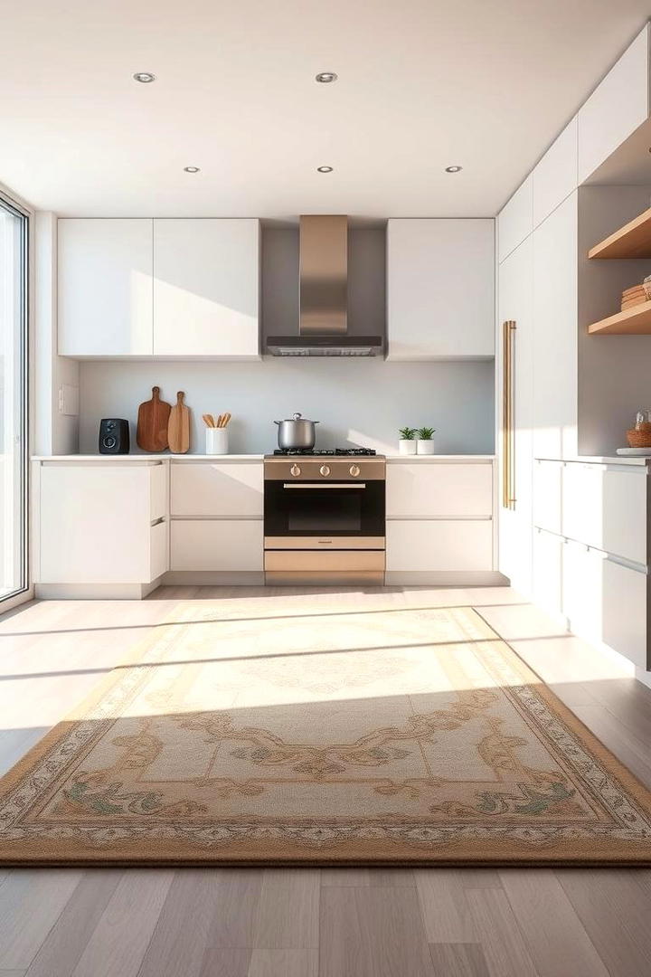 Modern Minimalist Rug - 30 Kitchen Rug Ideas