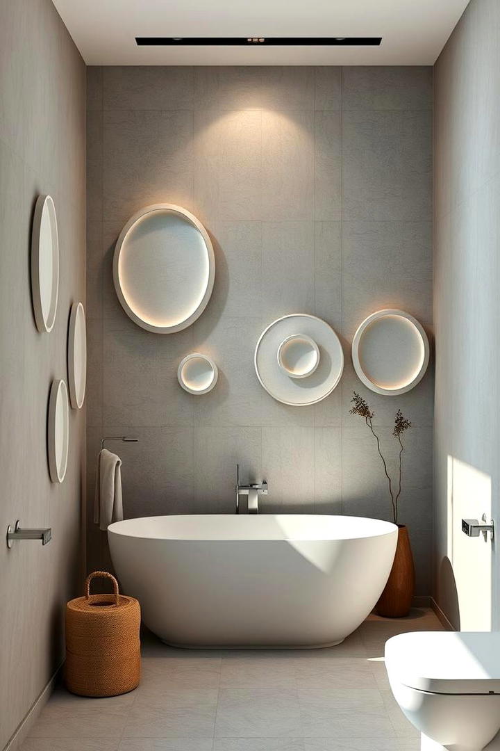 Modern Minimalist Wall Sculptures - 30 Bathroom Art Ideas