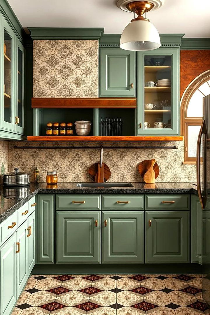 Modernized Vintage Touches - 30 Art Deco Kitchen Ideas