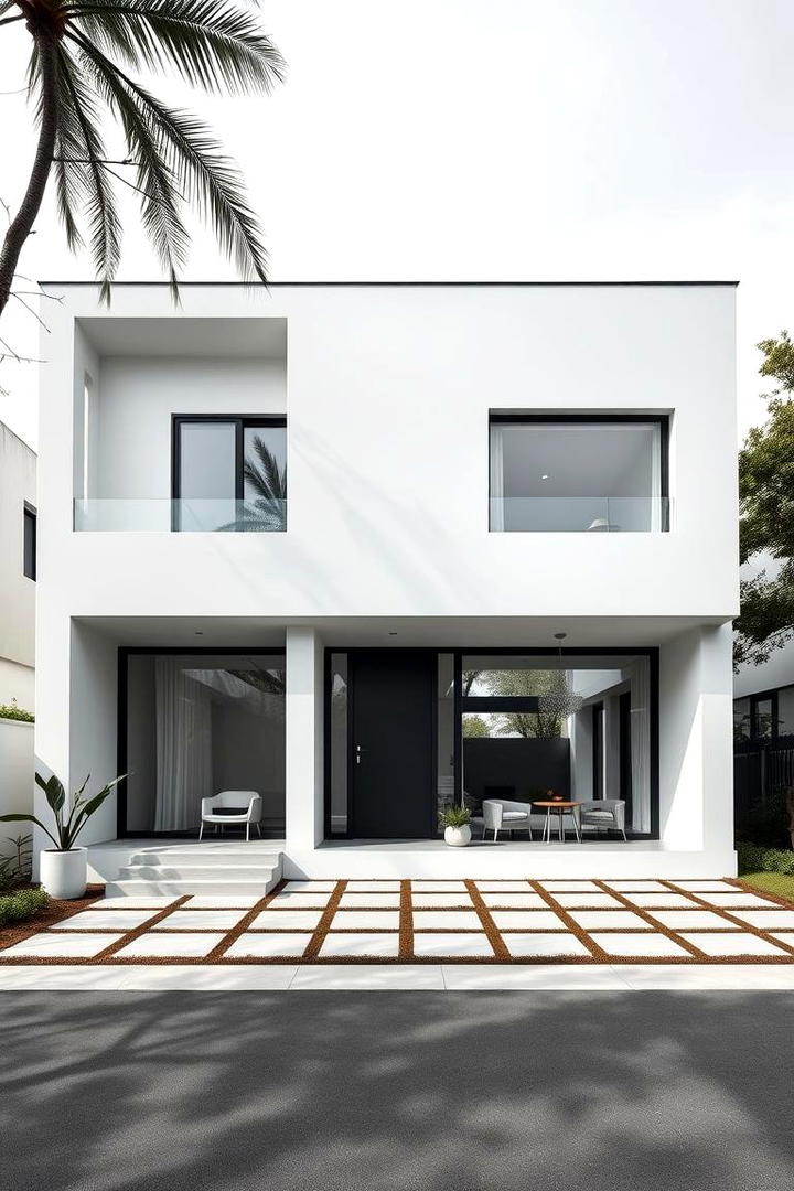 Monochrome Palette - 30 Minimalist House Exterior Ideas