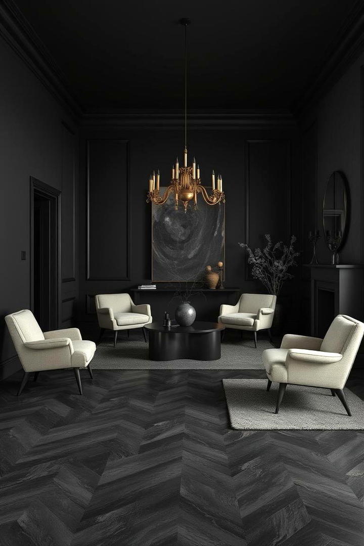 Moody Dark Elegance - 30 Floor and Wall Color Ideas