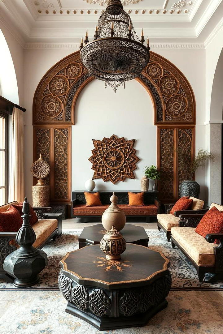 Moroccan Inspired Sculptures - 30 Moroccan Living Room Ideas