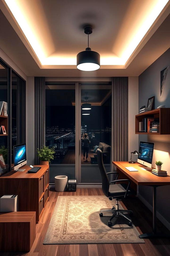 Motion Sensor Lights - 30 Home Office Lighting Ideas