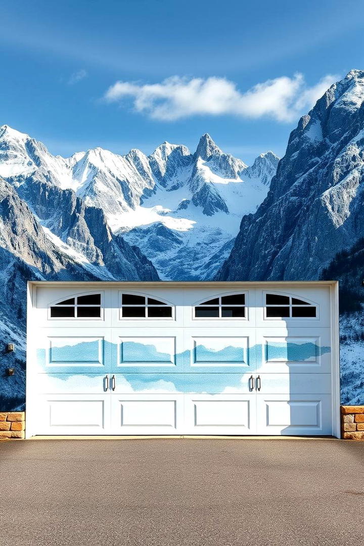 Mountain Vista Grandeur - 30 Garage Door Murals