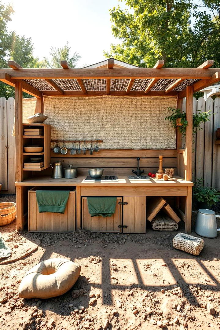 Mud Kitchen with Multifunctional Design - 30 Mud Kitchen Ideas for Kids