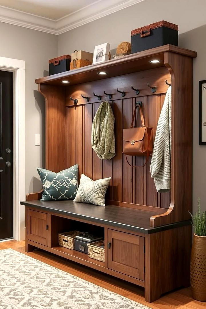 Multi Functional Entry Bench - 30 Entryway Bench Ideas