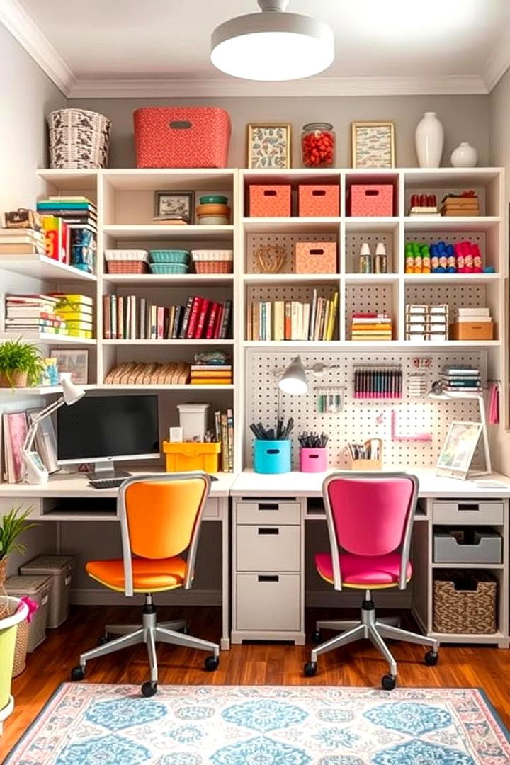 Multi Purpose Craft Room Oasis - 30 Craft Room Ideas