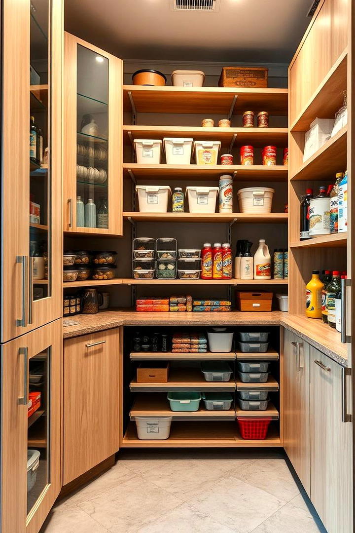 Multi Tiered Cabinet Organization Systems - 30 cabinet storage ideas