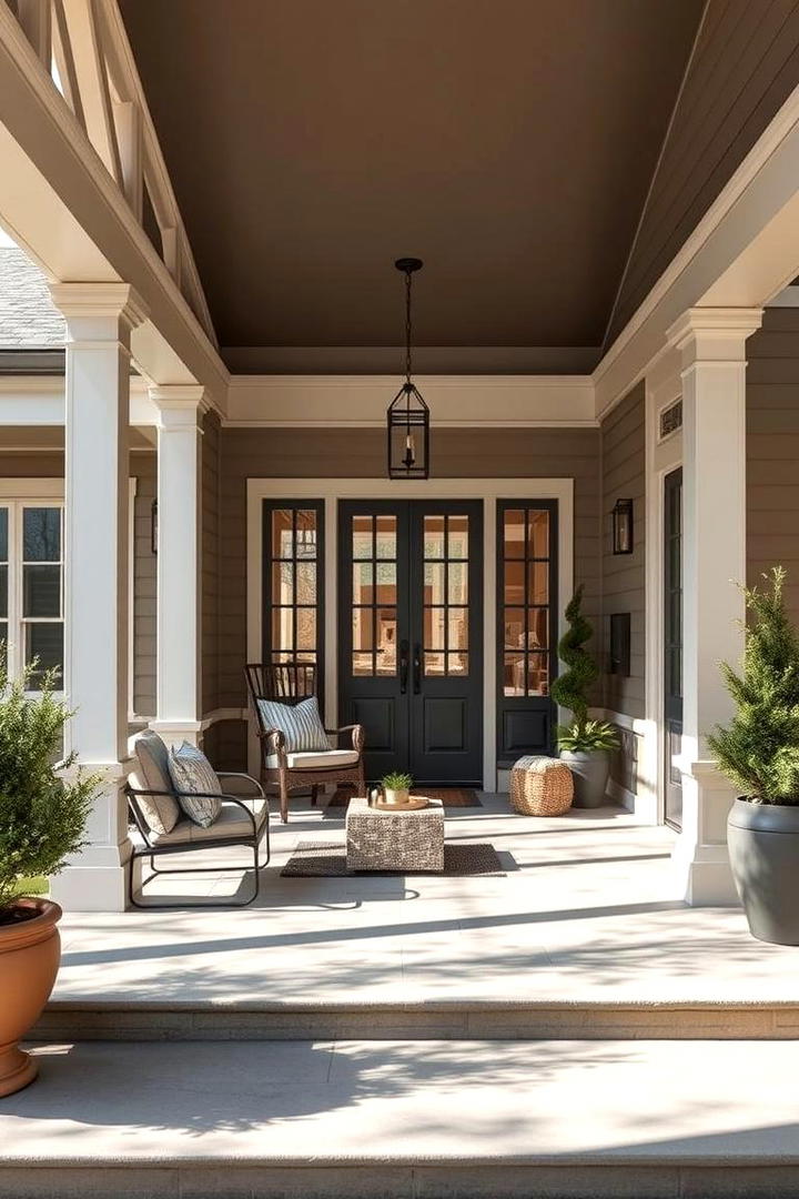 Muted Olive for Sophisticated Style - 30 Porch Paint Colors