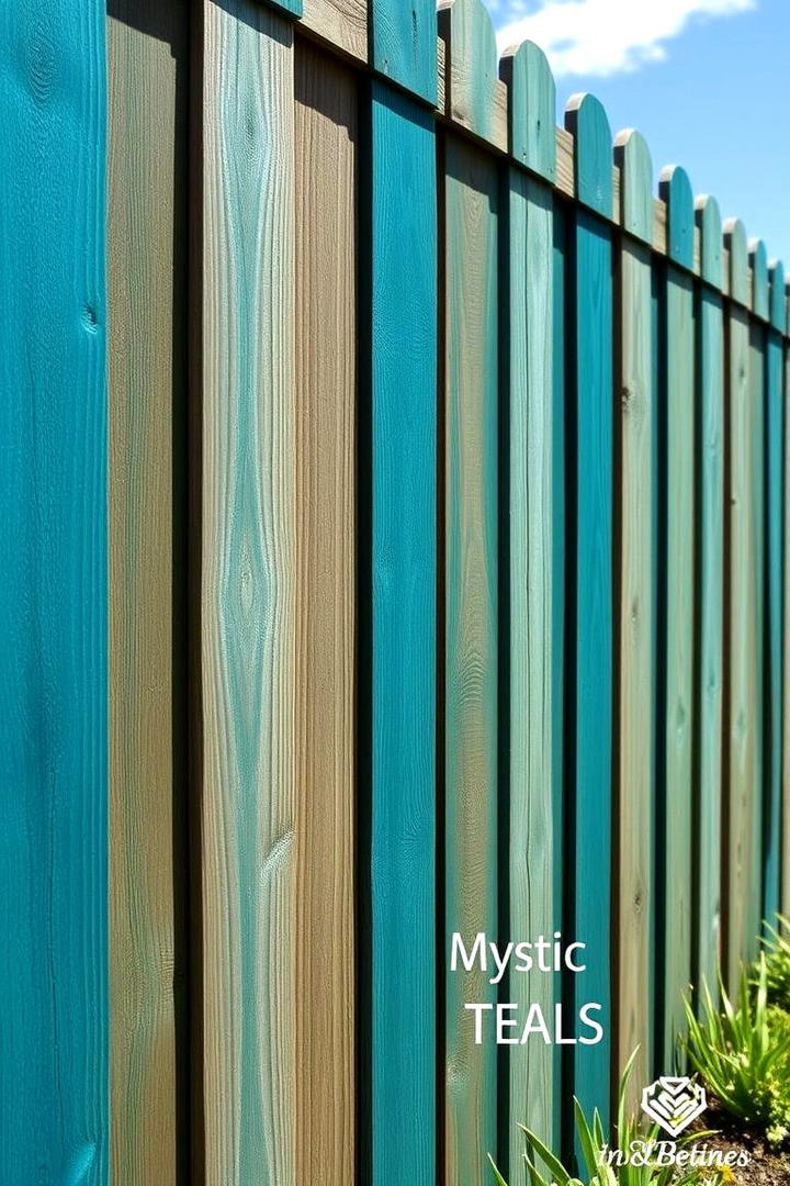 Mystic Teal Vibe - 30 Fence Stain Colors