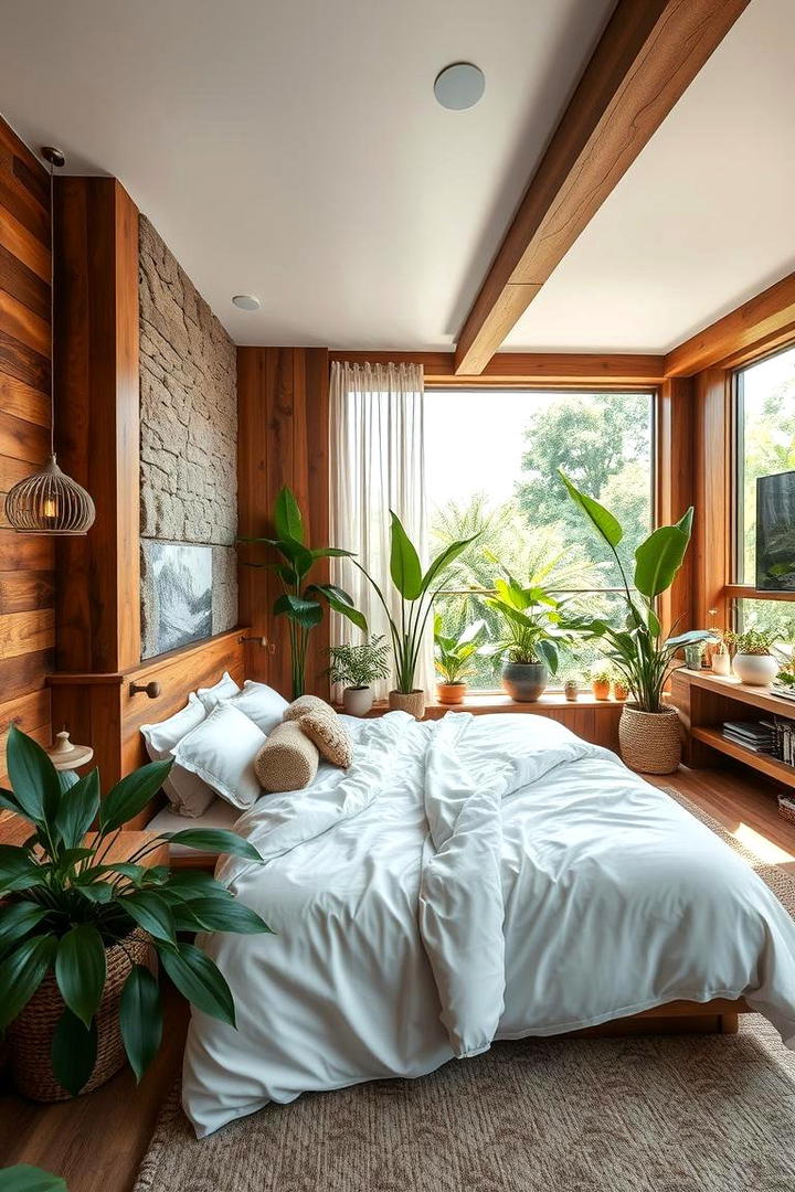 Natural Elements Integration - 30 Relaxing Bedroom Ideas