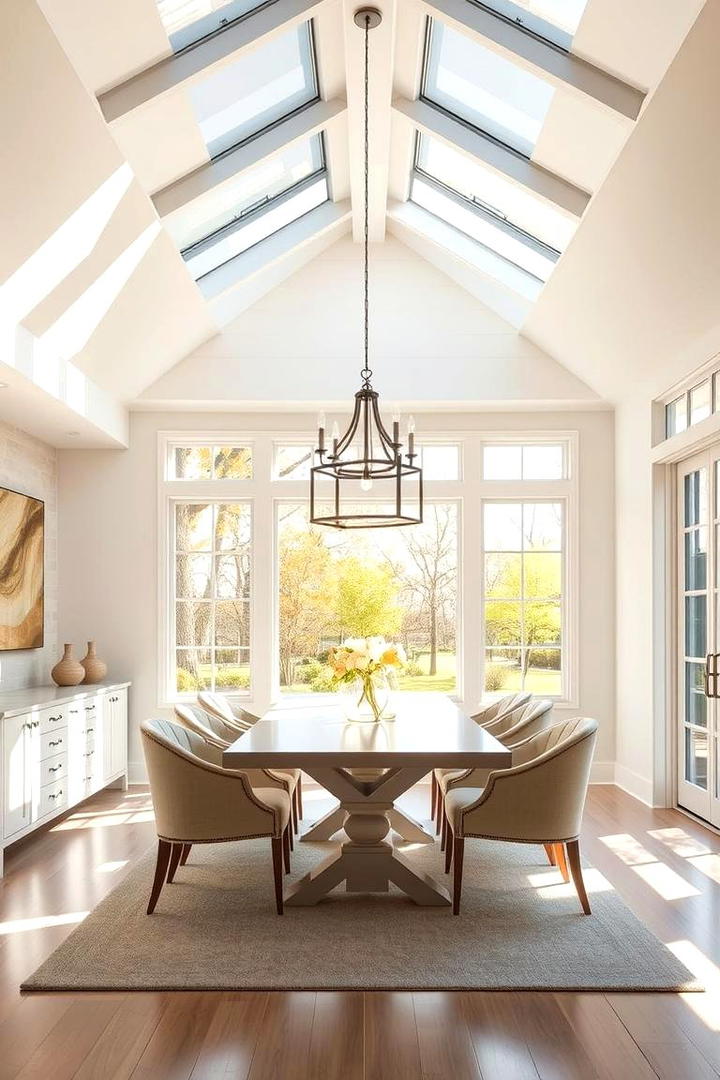 Natural Light Emphasis - 30 Transitional Dining Room Ideas