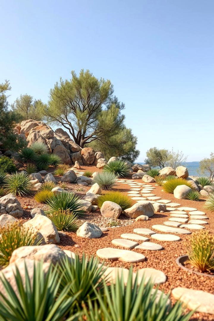 Naturalistic Rock Garden - 30 Mediterranean Garden Ideas