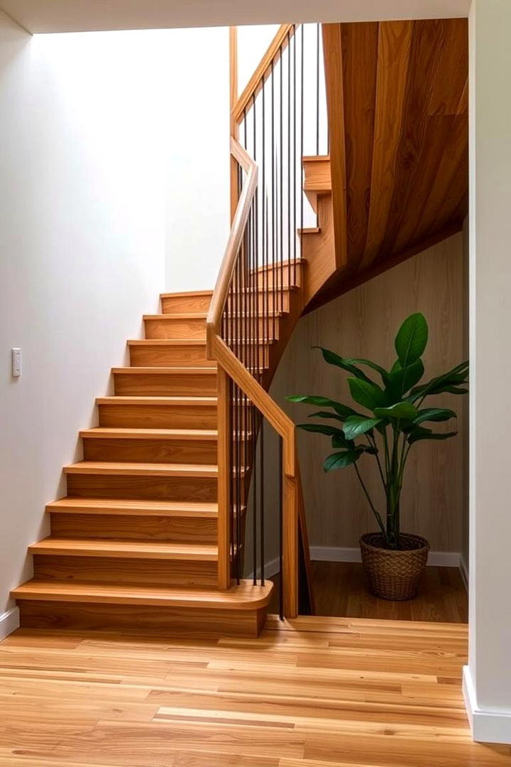 Nature Inspired Design - 30 Wooden Staircase Ideas