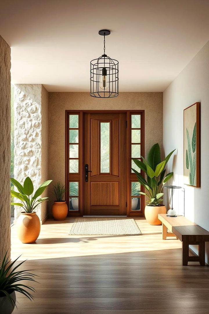 Nature Inspired Design - 30 Modern Entryway Ideas