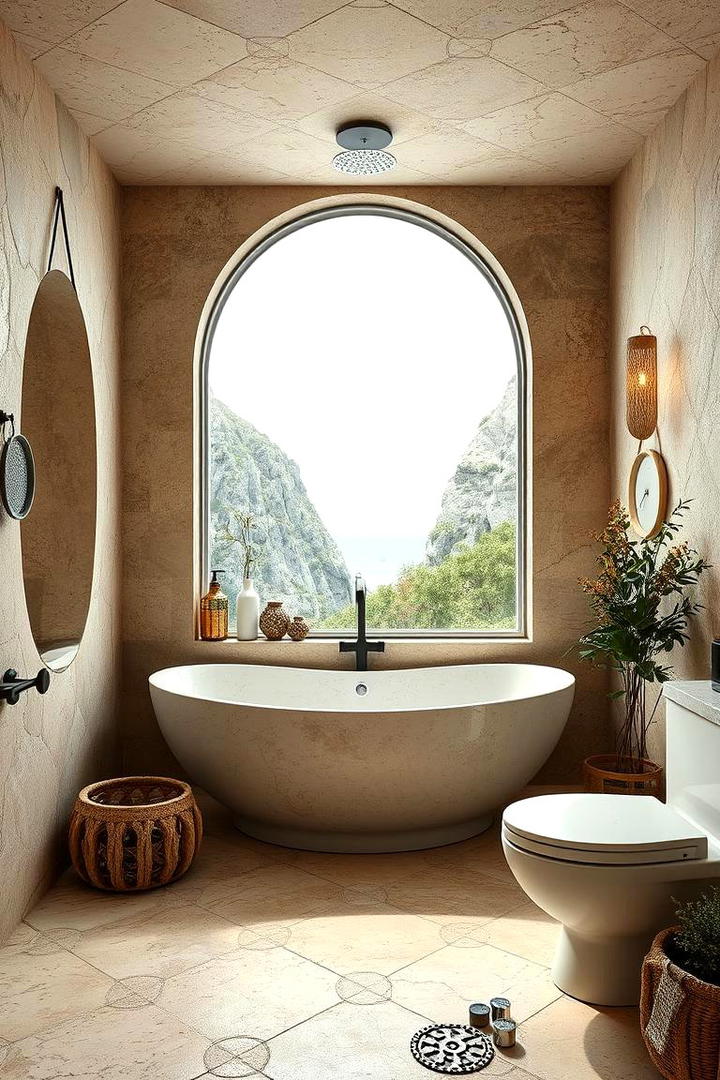 Nature Inspired Elements - 30 Romantic Bathroom Ideas