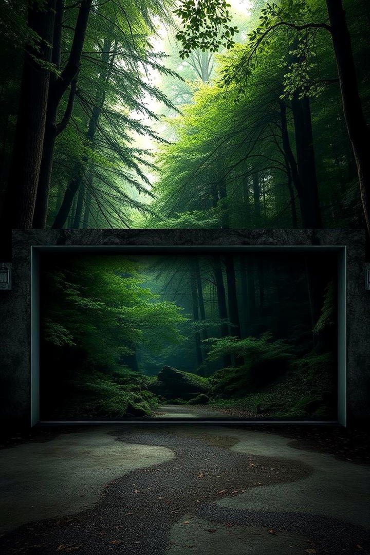 Nature Inspired Forest Mural - 30 Garage Door Murals