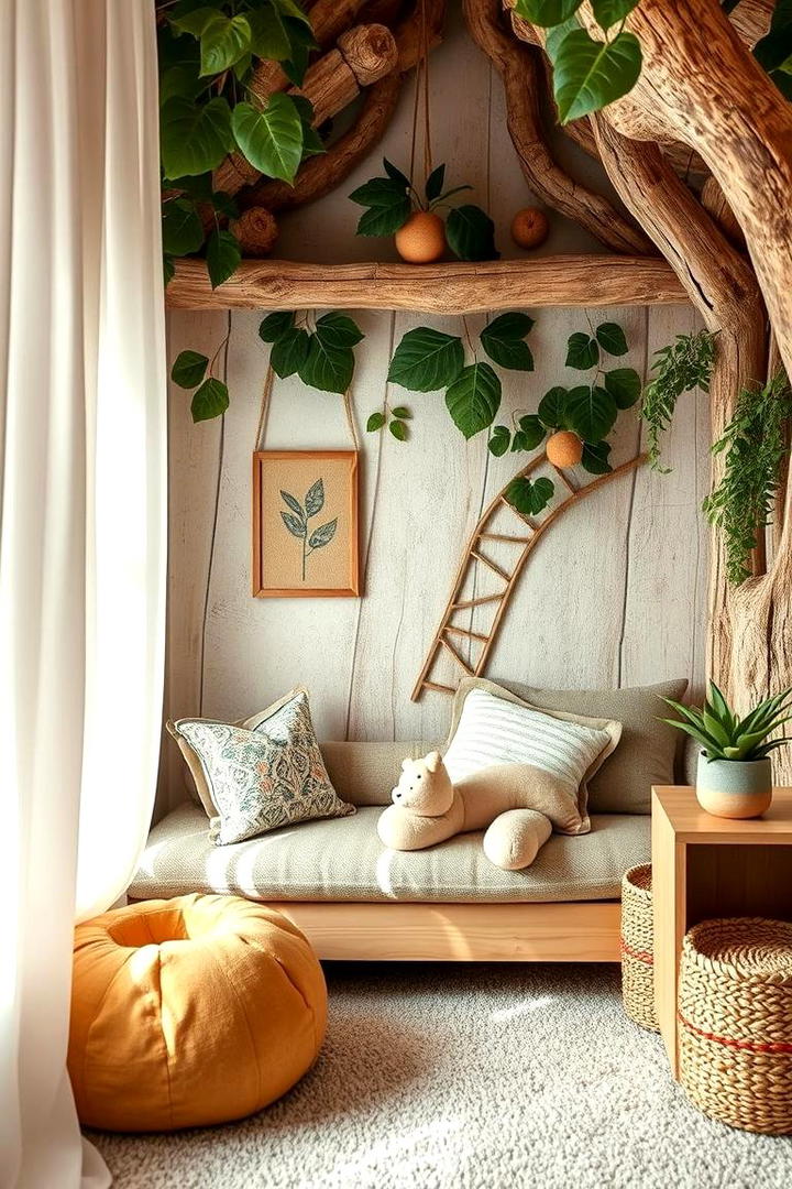 Nature Inspired Hideaway - 30 kids reading nook ideas