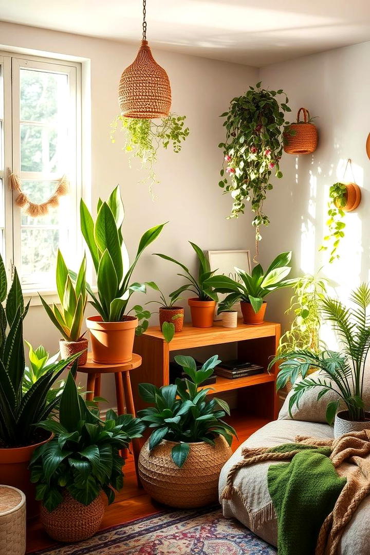 Nature Inspired Indoor Plants - 30 Boho Teen Bedroom Ideas