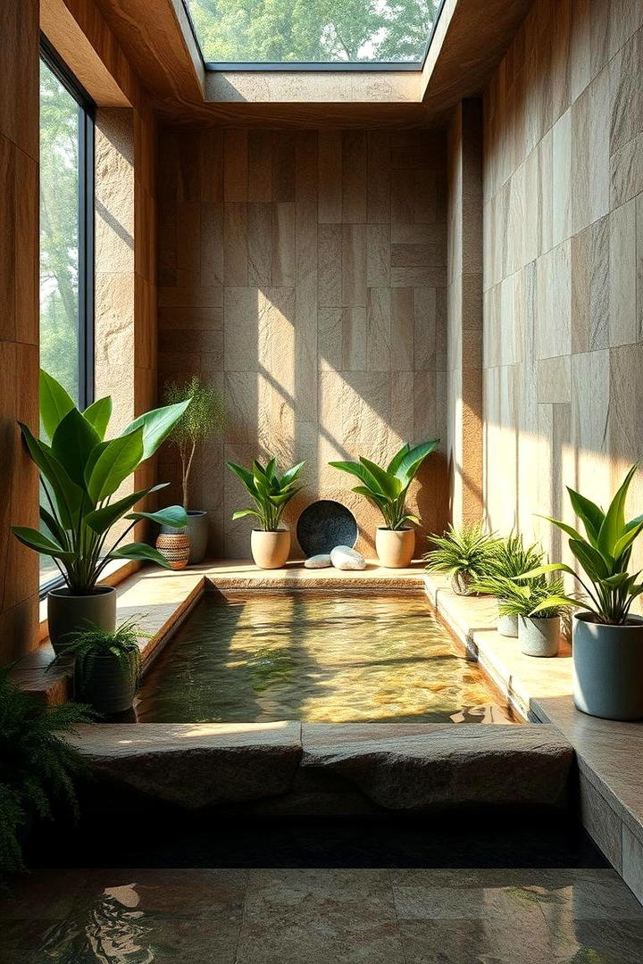 Nature Inspired Wet Room - 30 Wet Room Ideas