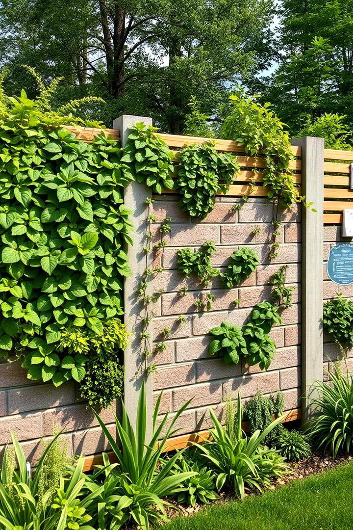 Nature Integrated Design - 30 Cinder Block Fence Ideas