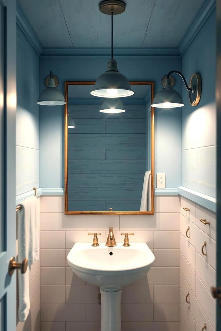 Nautical Inspirations - 30 Bathroom Pendant Lighting Ideas